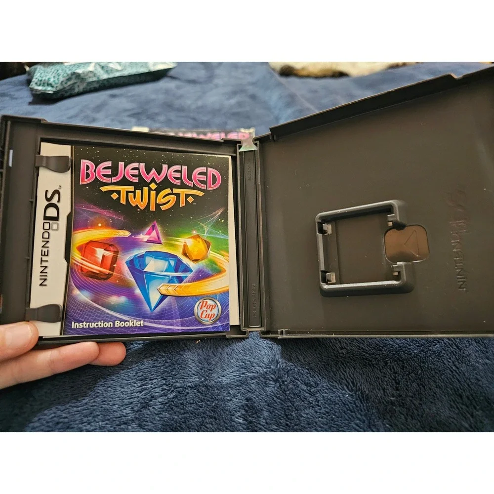 Bejeweled Twist Nintendo DS Case and Manual Only No Game PopCap Puzzle Gem Match